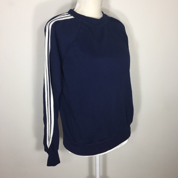 Vintage Tops - 🍎Vintage • racing stripe crew neck sweatshirt